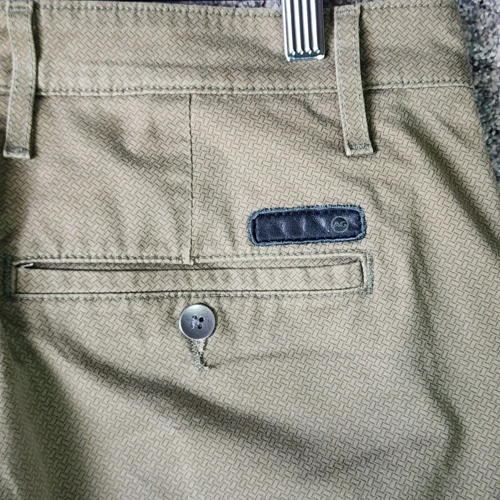 AG Adriano Goldschmied The Marshall Pants Mens 36‎ Slim Straight Green EUC